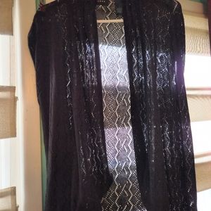 Axcess, black sweater vest, size M